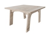 Keukenhof bso tafel L80 x B80 x H60 cm Grey craft oak Kinderopvang Kinderdagverblijfinrichting